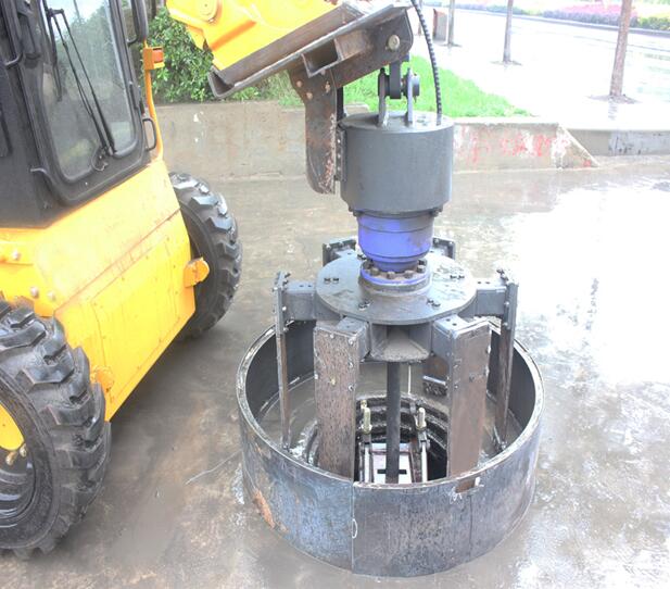 简式井盖铣刨器