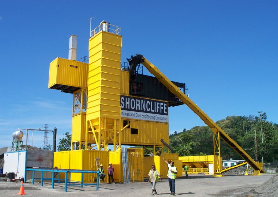 林泰阁 CSD1500型 双筛网滚筒型标准集装箱式沥青搅拌站